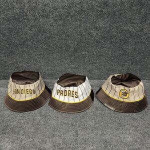 Lot Of 3 San Diego Padres Reversible Bucket - 7/30/26 Stadium Giveaway